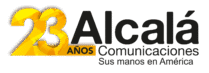 Logo 23 años Alcalá Comunicaciones
